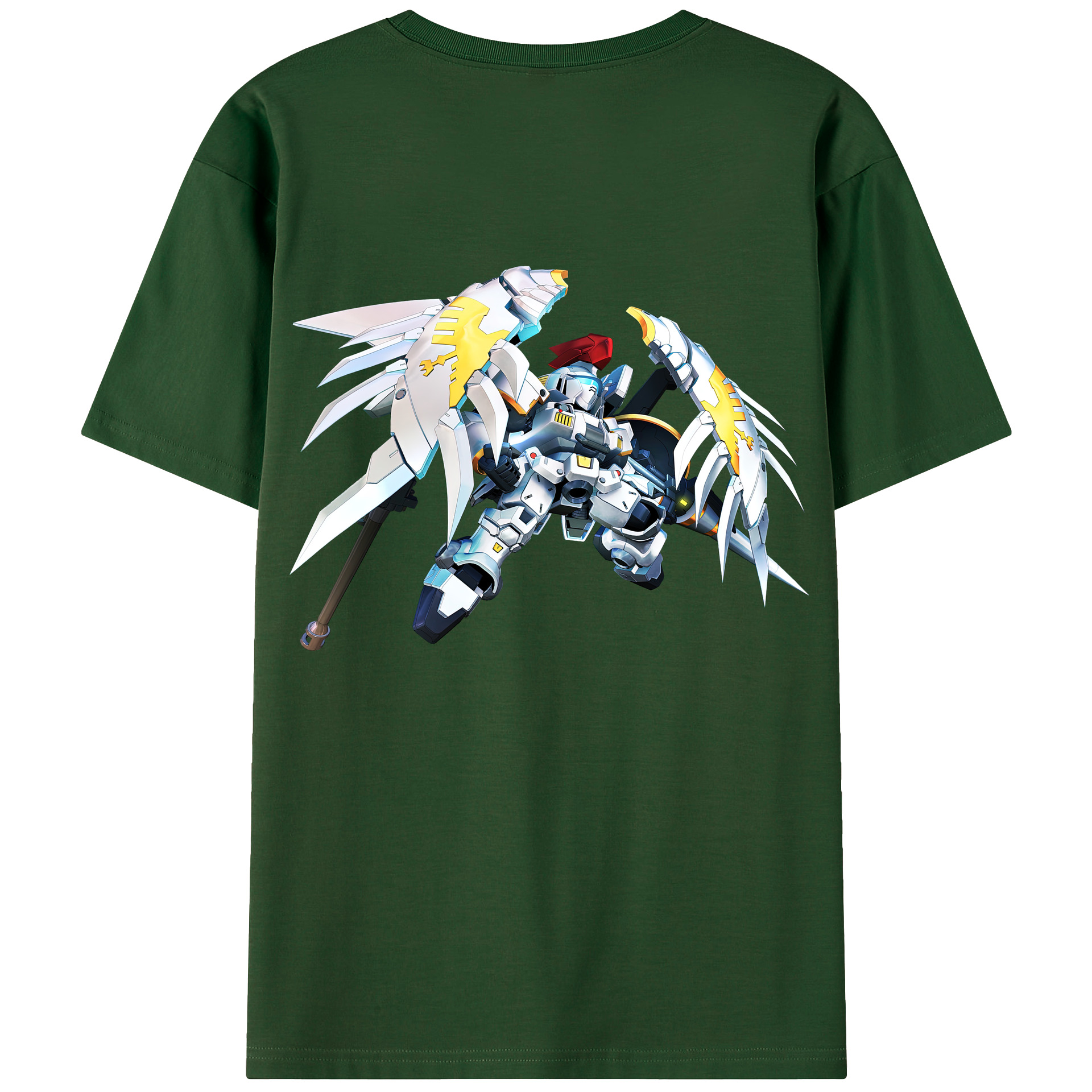 （画像用） 機動戦士ガンダム Mobile Suit Gundam 綿100％半袖Tシャツ（背面プリント）
